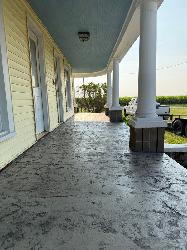 Stamped and Decorative Concrete Installation