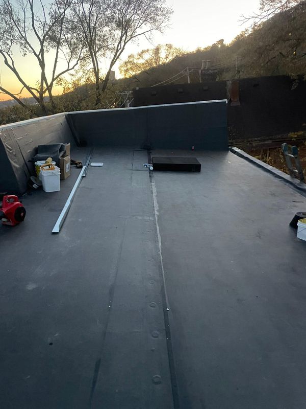 Low slope roofing services