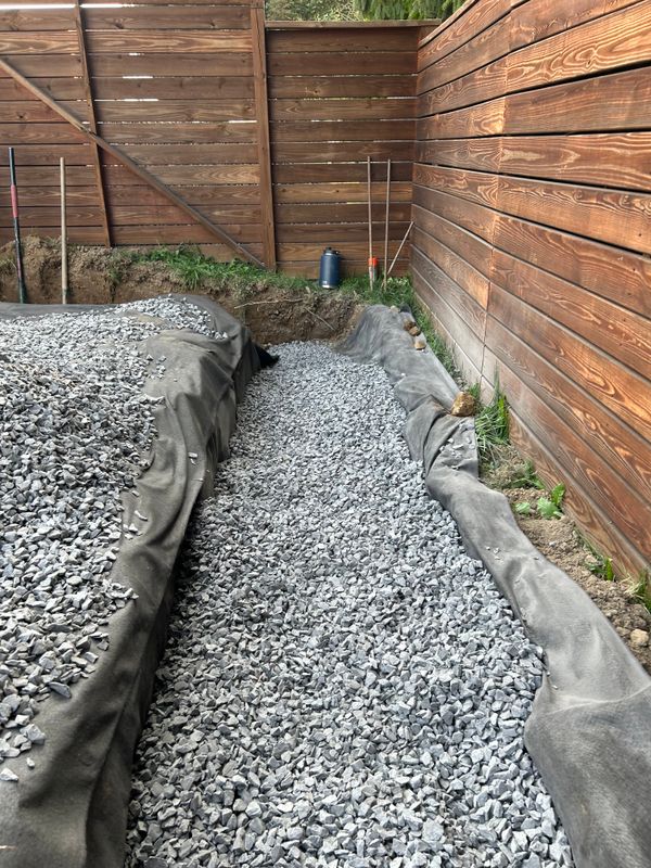 Outdoor French Drains