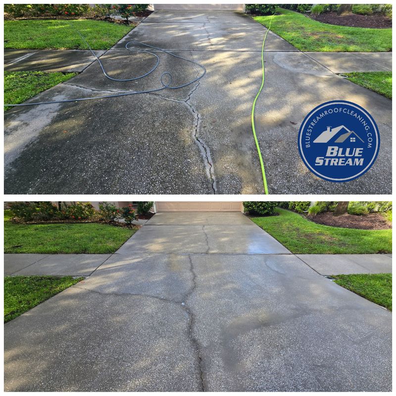 Driveway and Sidewalk Pressure Washing