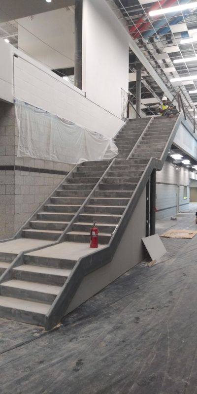 Structural Stair and Rail Erecting