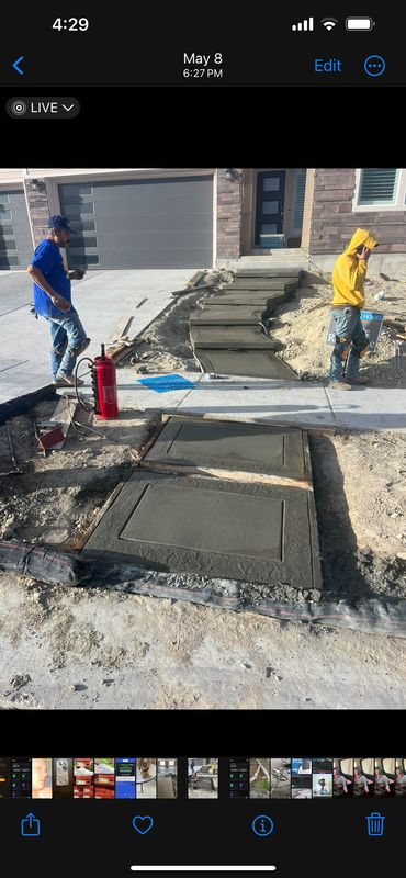 Sidewalk Installation