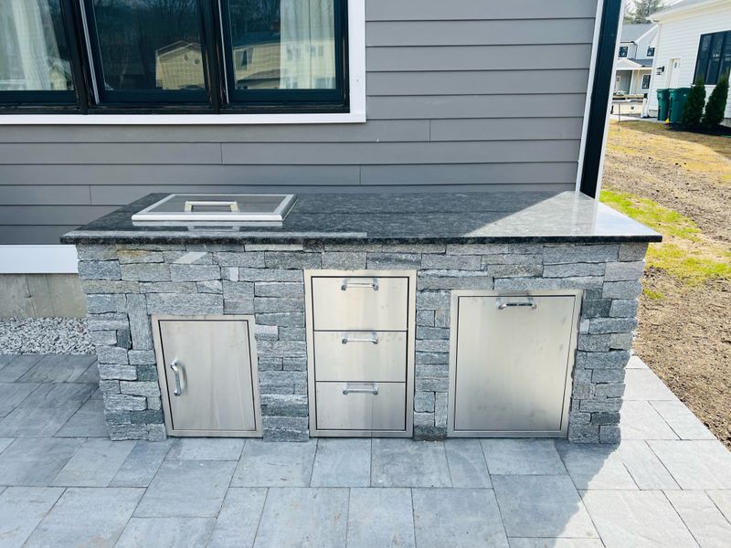 Outdoor Kitchen Construction