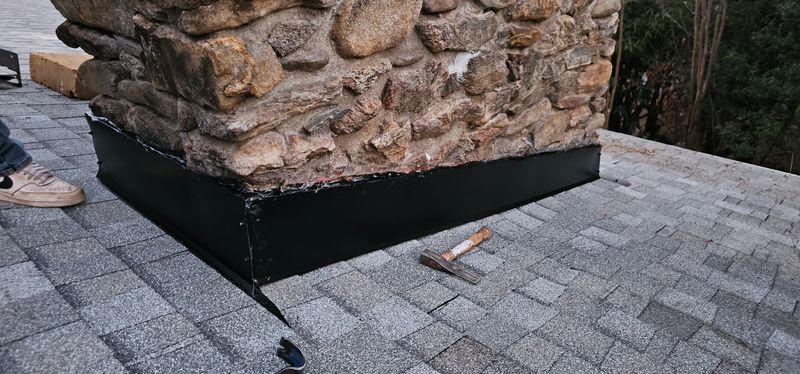 Before and after Chimney Repair