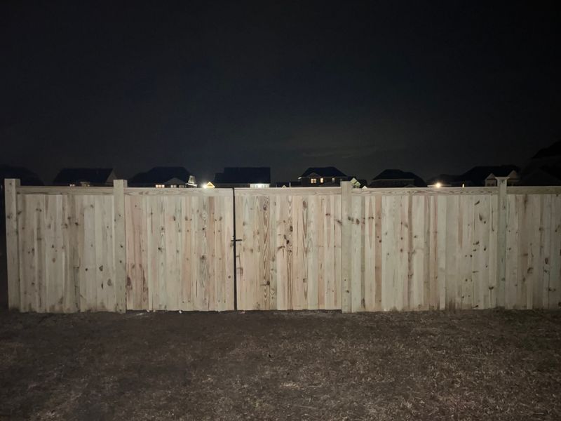 Garden Fence Installation