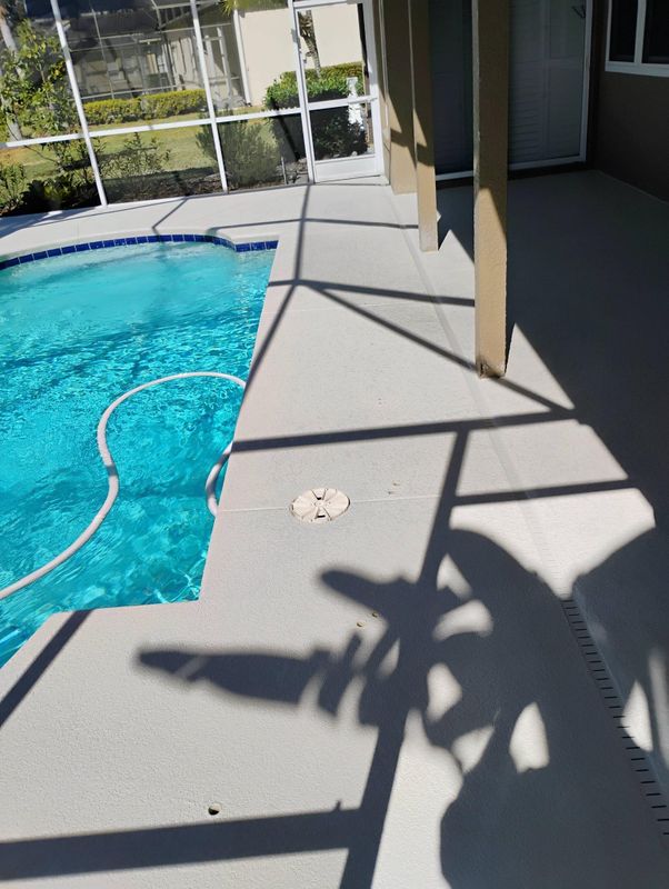 Pool Deck Painting.
