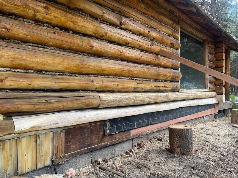 Log Home Staining in Montana