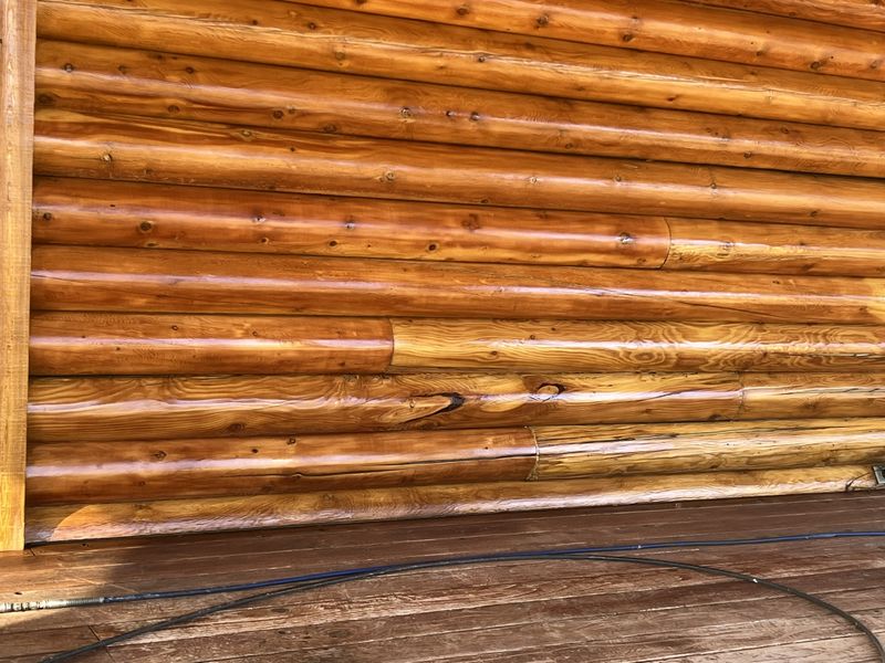 Log Home Staining in Montana