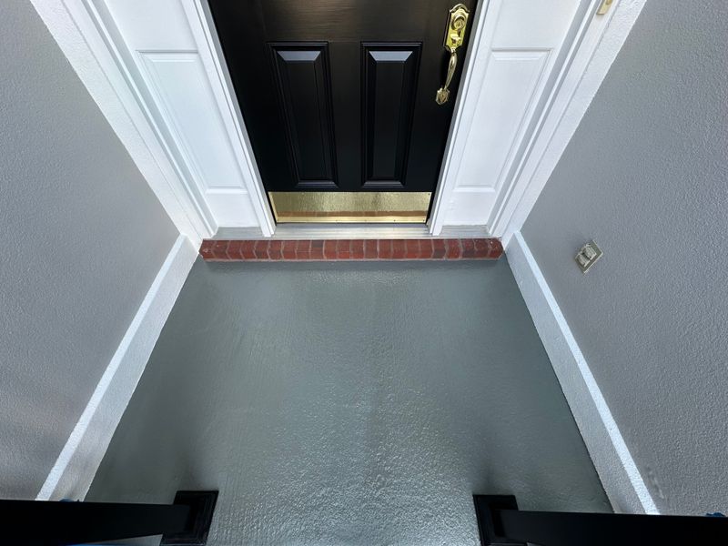 Painting concrete floors 