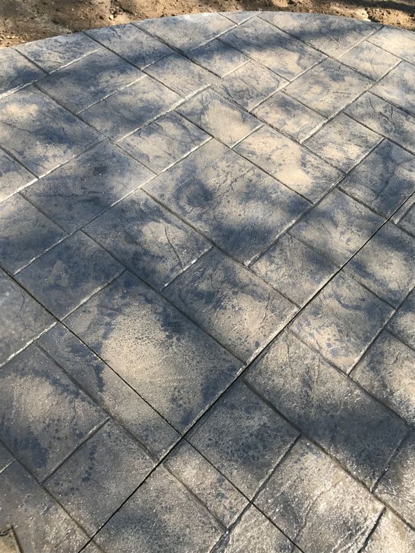 Stamped Concrete Installation
