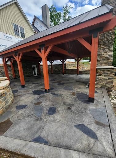 Stamped Concrete Installation