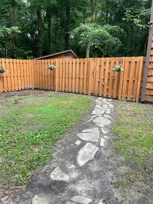 Fence Staining