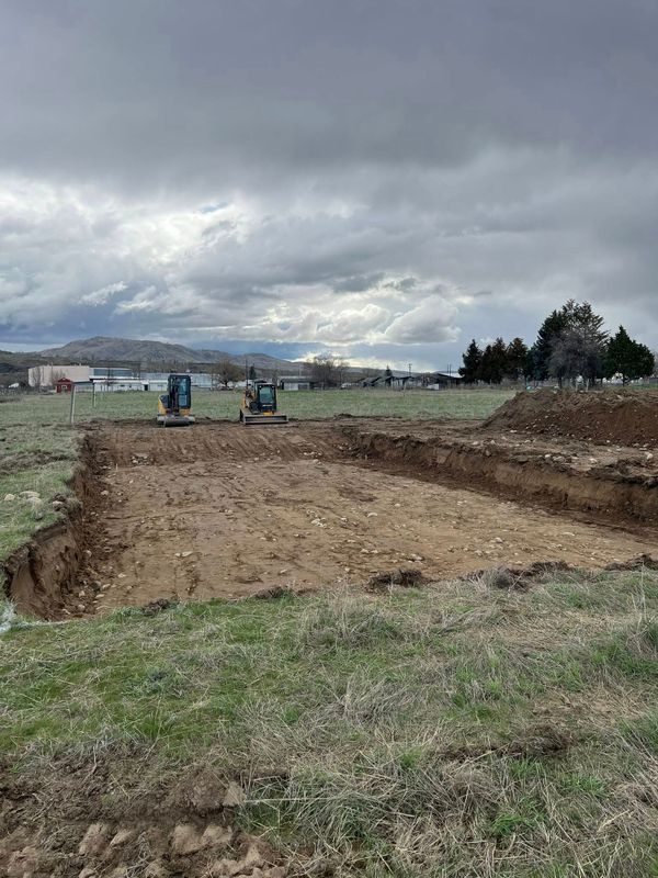 Site Preparation & foundation dig outs