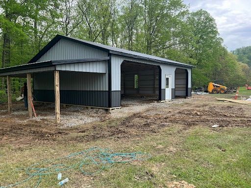 Post Frame Garage Construction