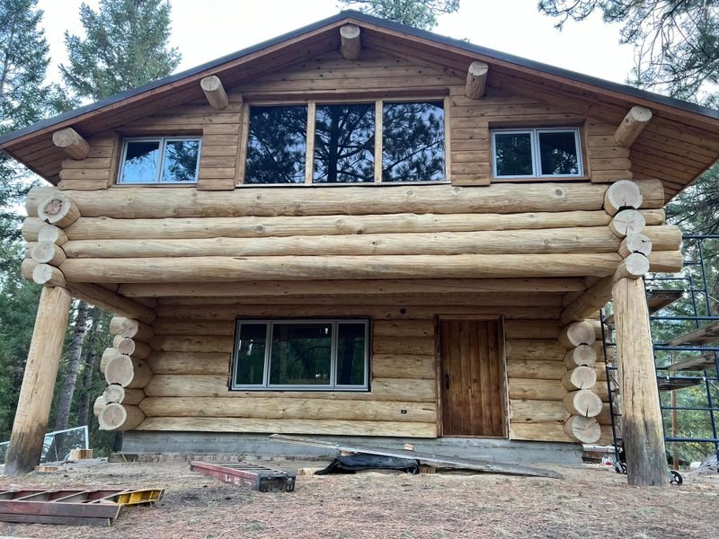 Log Home Chinking in Montana