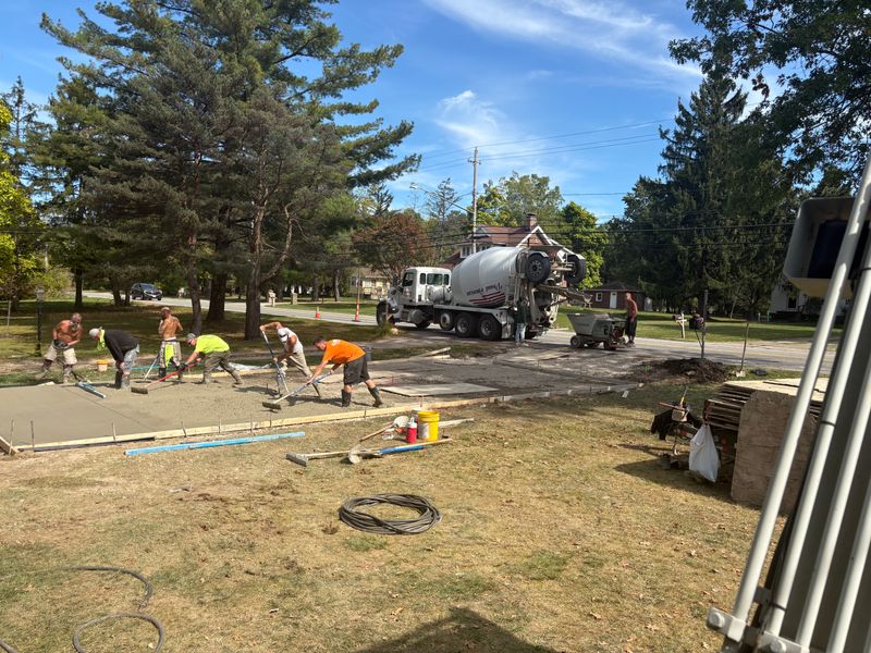 Driveway tear out and replacement