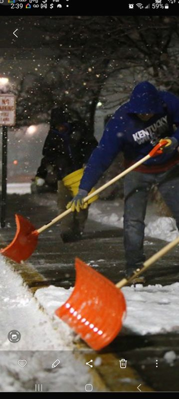 Snow plowing,removal
