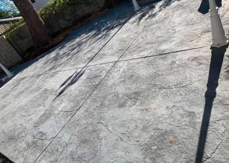 Stamped Concrete Installation