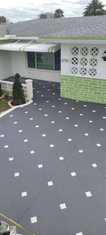 Stamped Concrete Installation