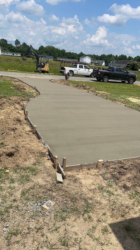 Concrete Driveway installation