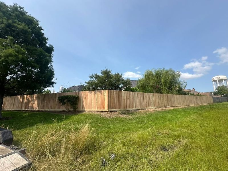 Wood Fence Installation