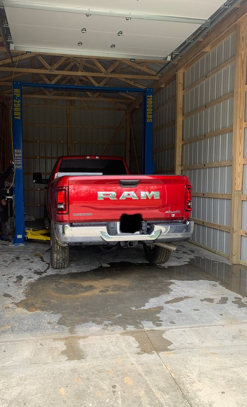 Car lift installation