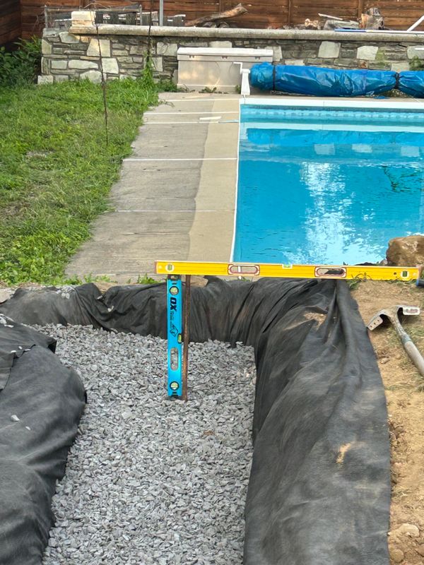 Outdoor French Drains