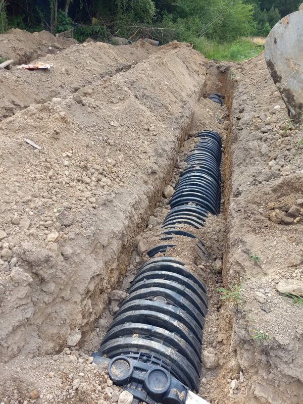 Septic leach fields