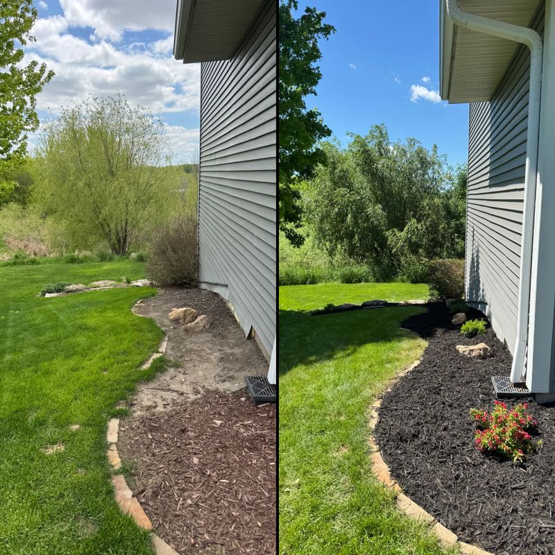 Mulch and Rock Installation gallery