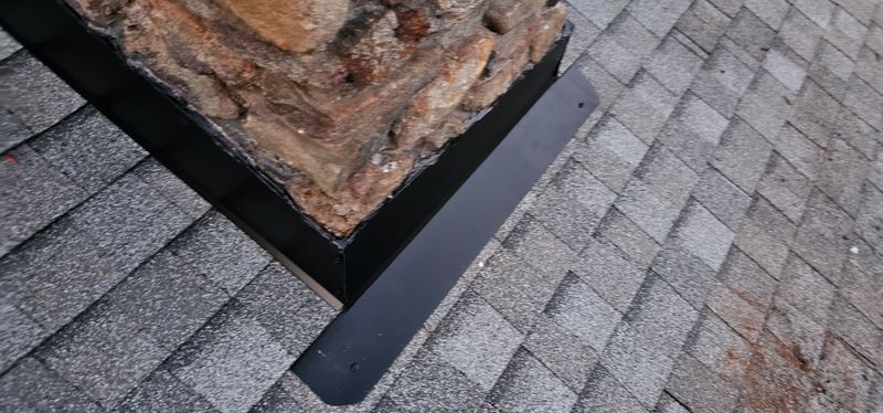 Before and after Chimney Repair