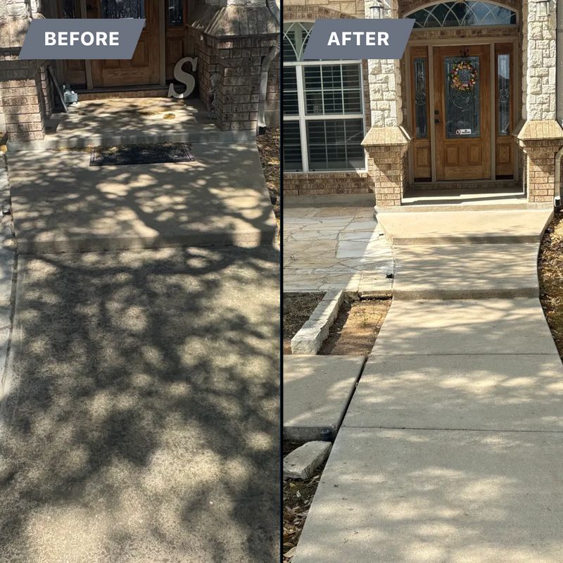 Driveway and Sidewalk Cleaning