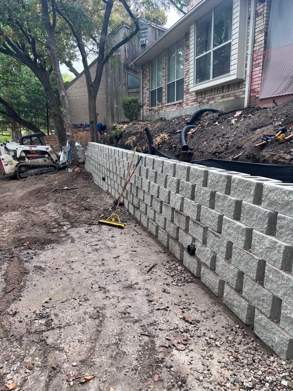 Retaining Wall Construction