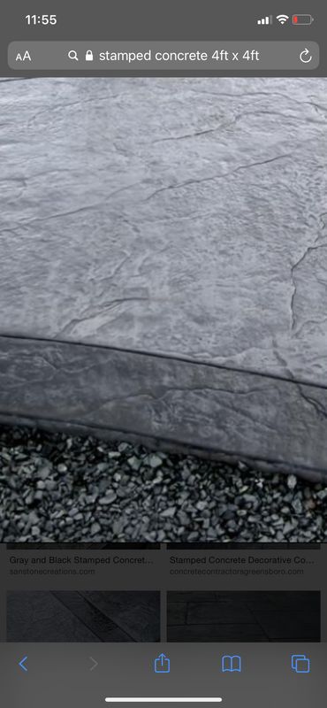 Stamped Concrete Installation