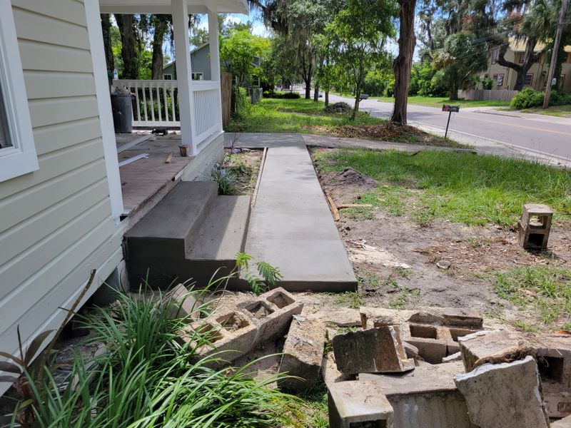 Sidewalk Installation