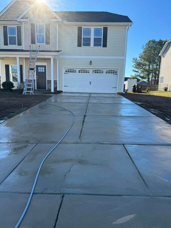 Driveway Pressure Washing