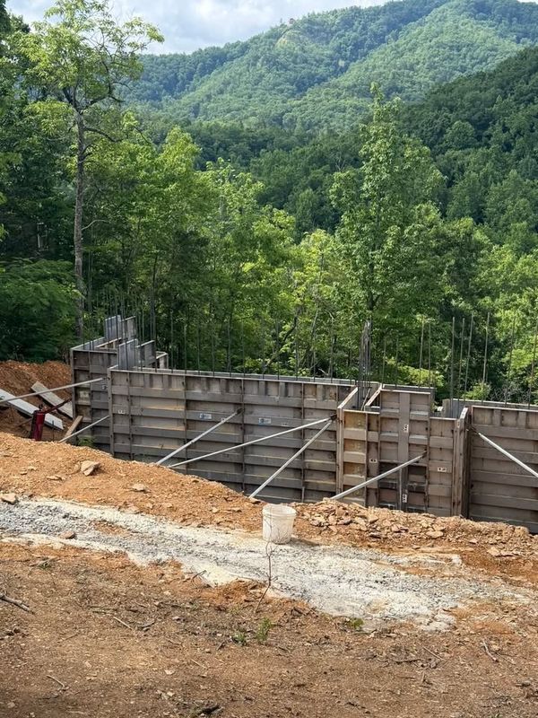 Aluminum formed walls