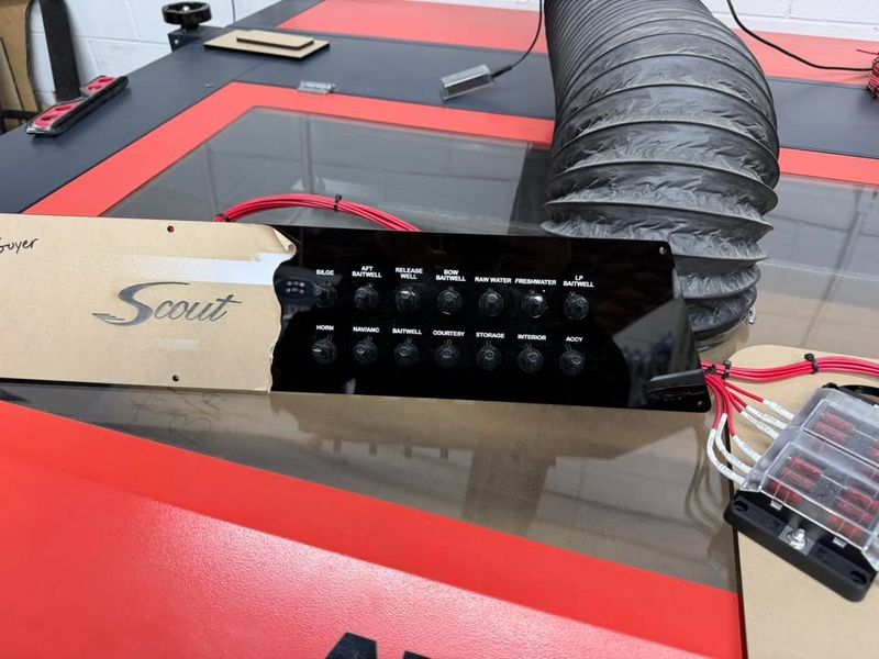 Custom Acrylic Dash Panel Fabrication