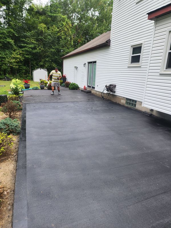 Stamped Concrete Installation