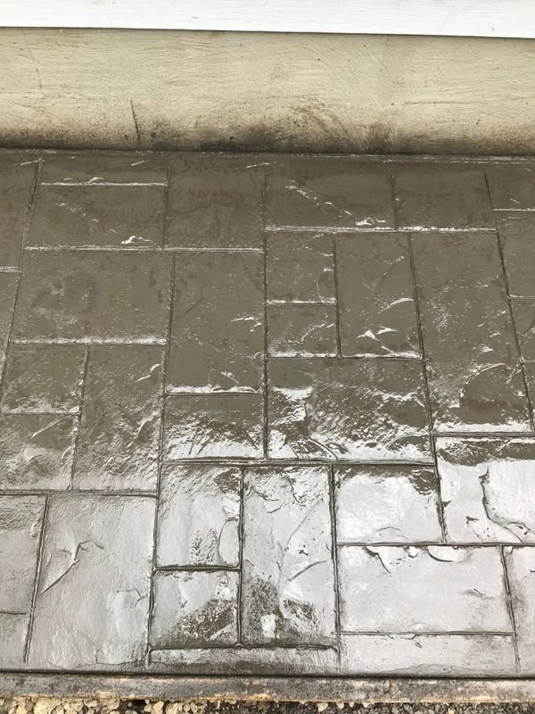 Stamped Concrete Installation