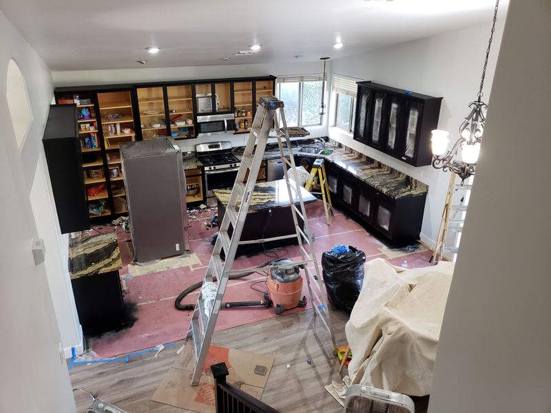 Kitchen Cabinet Repainting
