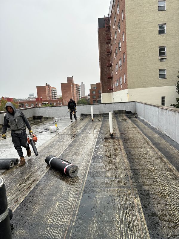 Seamless Torch Down Roofing in the Bronx