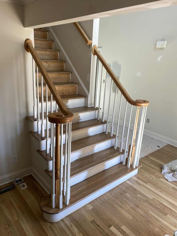 Hand rail refinishing