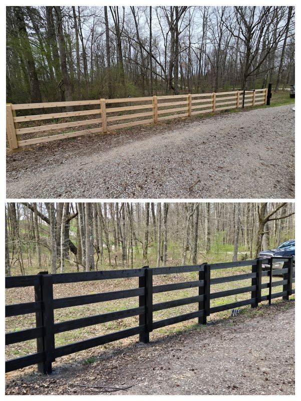 Fence Staining