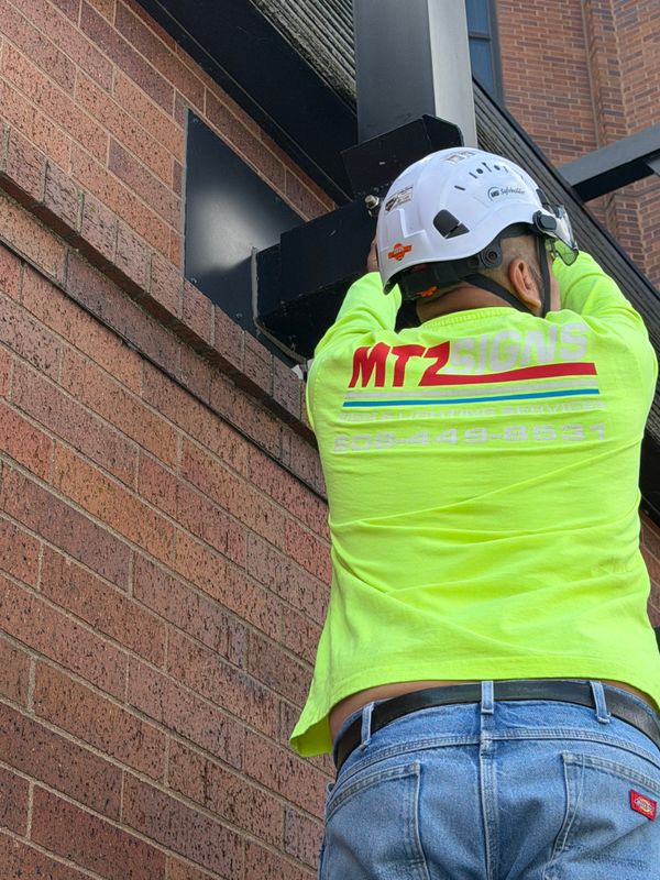 High Rise Sign Design // Install