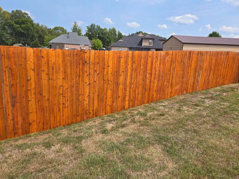 Fence Staining