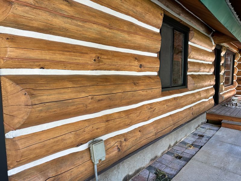 Log Homes Refinishing