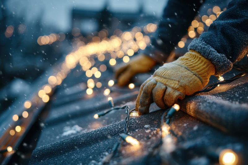 Christmas Lights Hanging