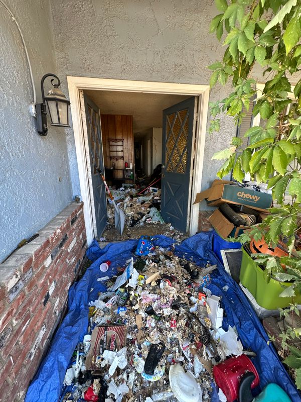 Hoarder house clean-out