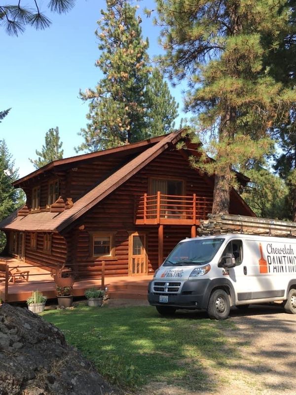 Log Homes Refinishing