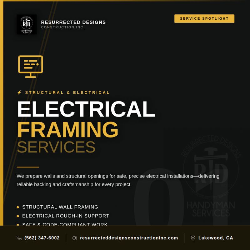 Electrical Framing Services